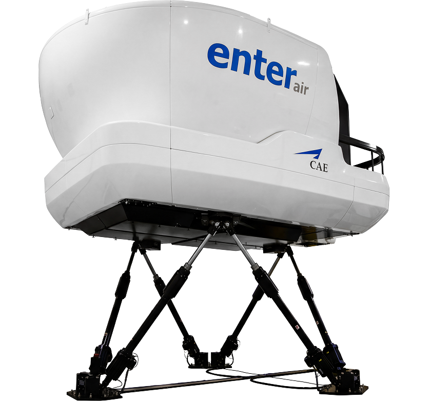 Symulator CAE Full Flight Simulator w barwach Enter Air